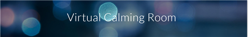 virtual calming room banner